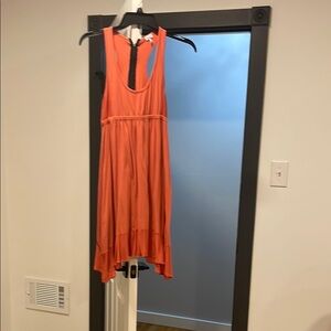 Splendid Coral High Low Dress